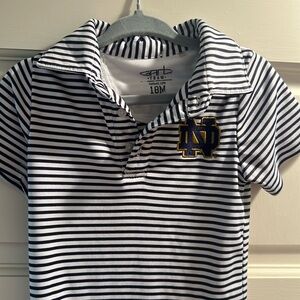 Notre Dame Onesie with embroidered logo
